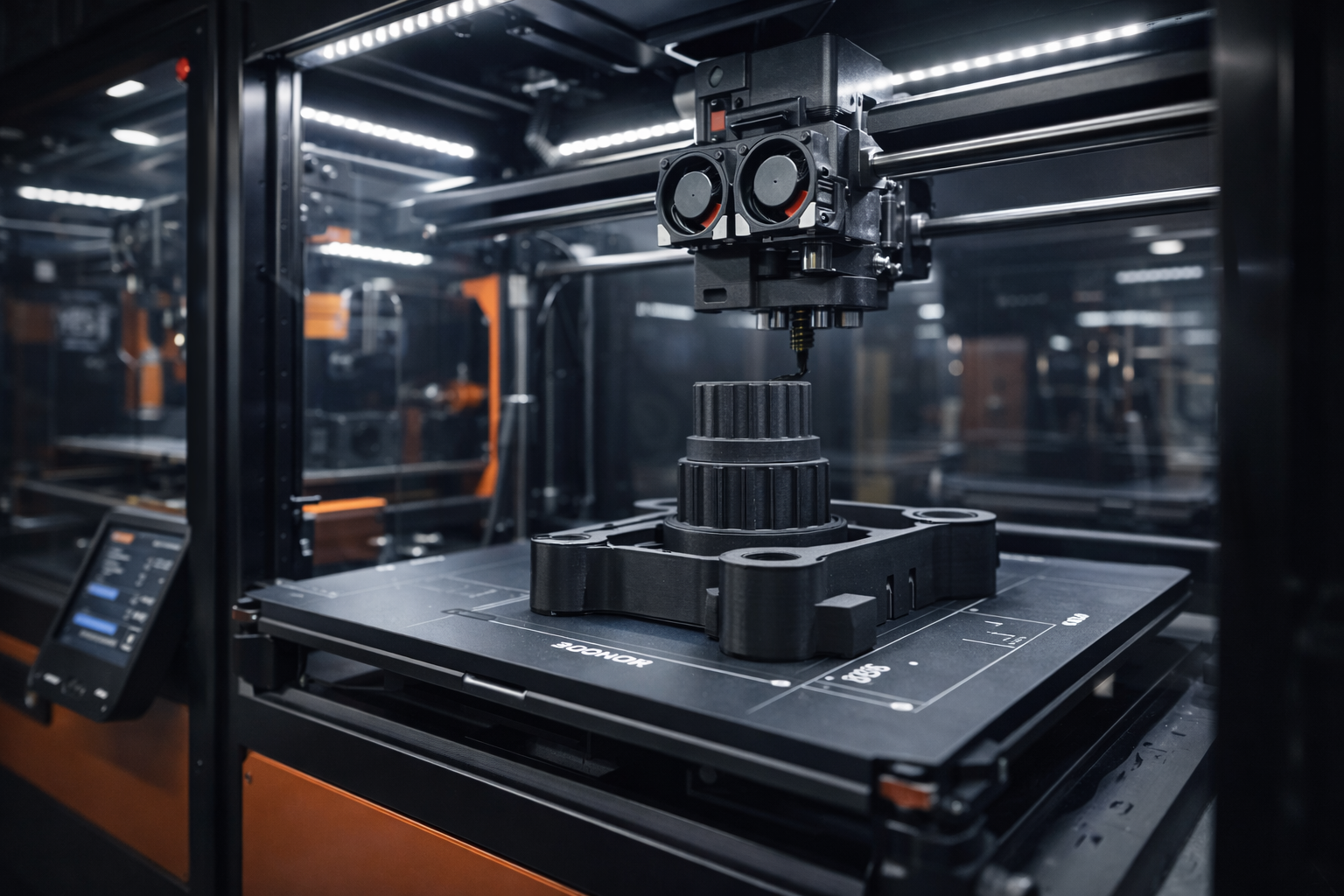 Industrial 3D Printer manufacturing precision parts