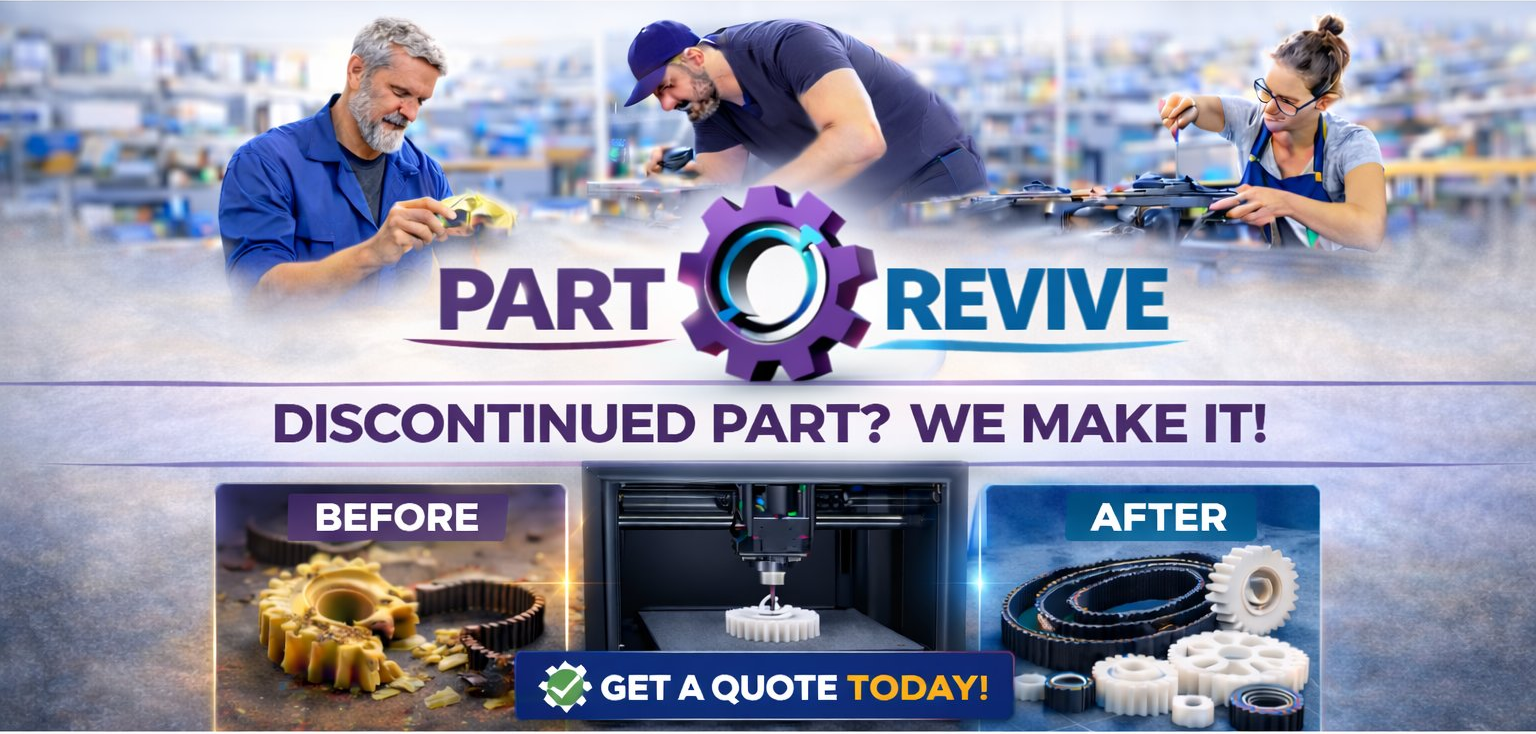Part Revive – Discontinued Part? We Make It!